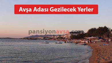 Avşa Adası Gezilecek Yerler