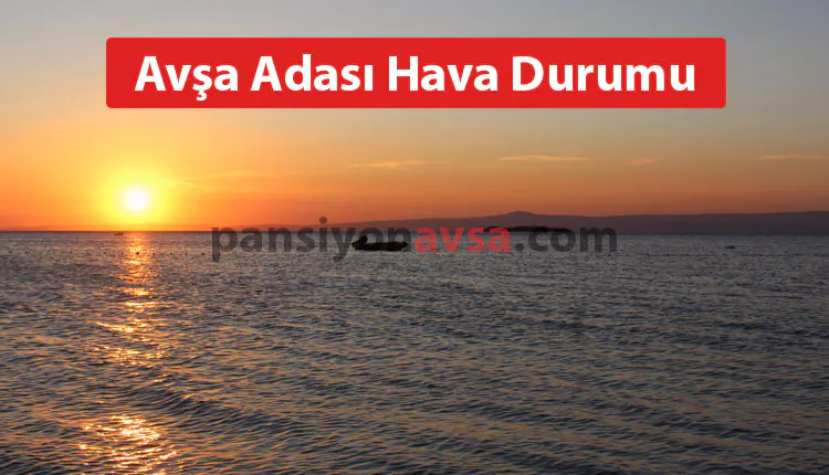 Avşa Adaıs Hava Durumu